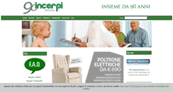 Desktop Screenshot of ortopediaincerpi.it